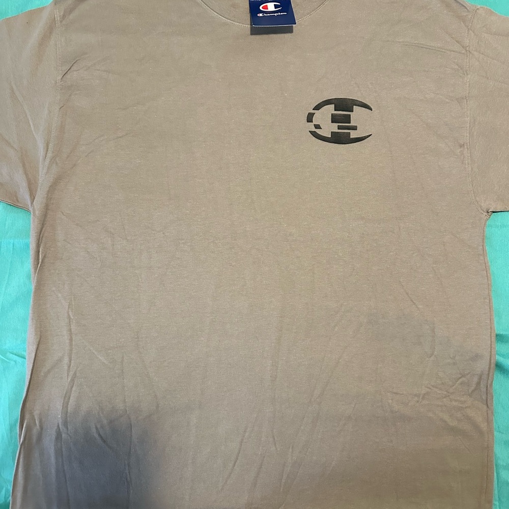 Champion Beige Short Sleeve Tee